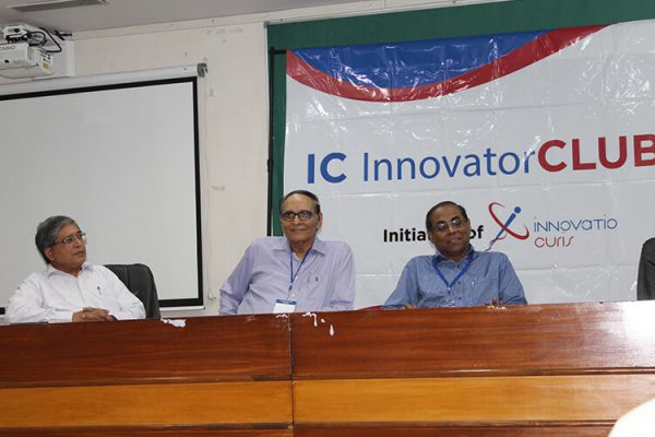 1Mukul Bagga, Dr VK Singh and Dr Amit Kumar Dinda at IC InnovatorClub Fifth Meeting
