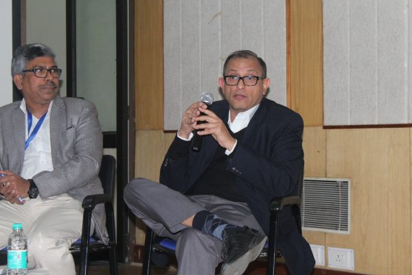 Adv. Rabin Majumdar and Rahul Bhambry, panel discusion on Trends & opportunities of IoMT at IC InnovatorCLUB Meeting at IIT Delhi