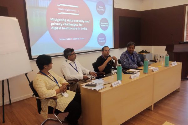 Dr. Vibha Jain, Rabin Majumdar, Sachin Gaur and Ananda Sen Gupta at IC InnovatorClub meeting
