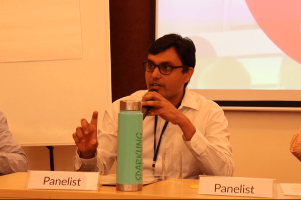 Dr. Vidur Mahajan in the panel discussion at IC InnovatorClub Meeting
