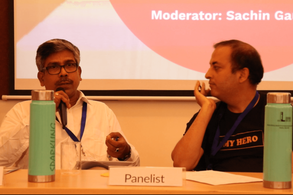 Rabin Majumdar and Sachin Gaur in panel discussion at IC InnovatorClub Meeting