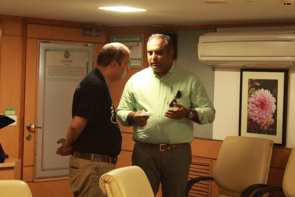 Mr. Sachin Gaur and Dr. Denny John sharing thoughts on AI & IoT