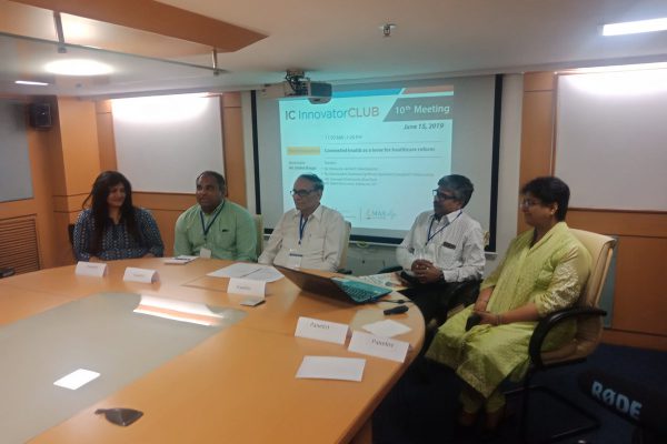 Ms. Suruapa Chakrabarti, Dr. Denny John, Dr. VK Singh, Adv. Rabin Majumdar and Dr. Vibha Jain in the second panel discussion