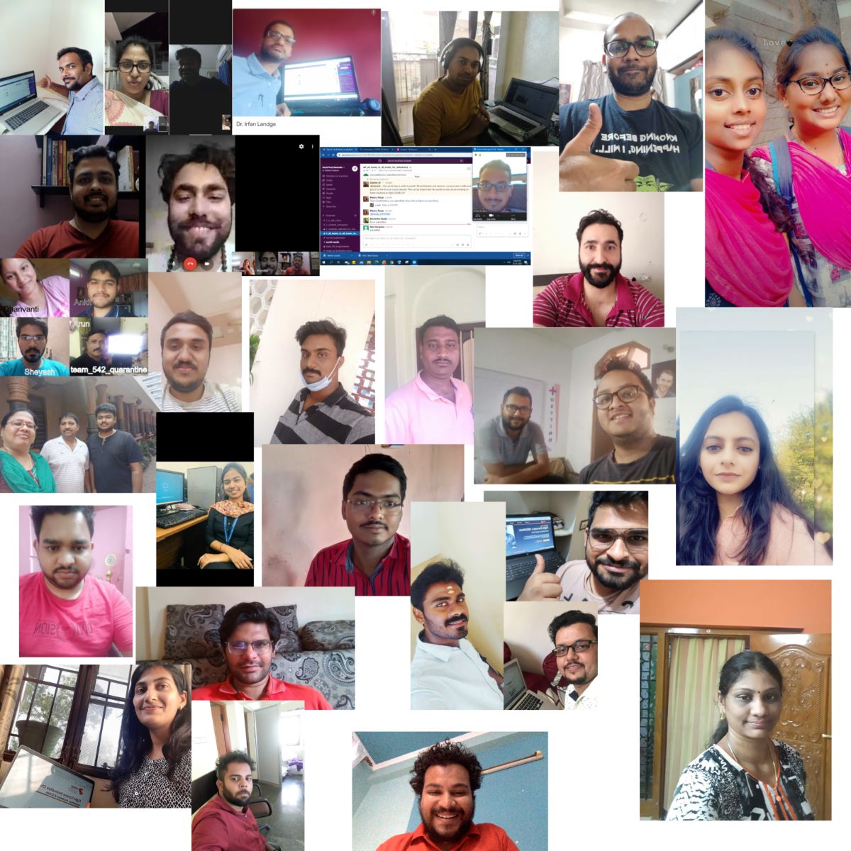Social media selfie collage campaign of particippants (1)